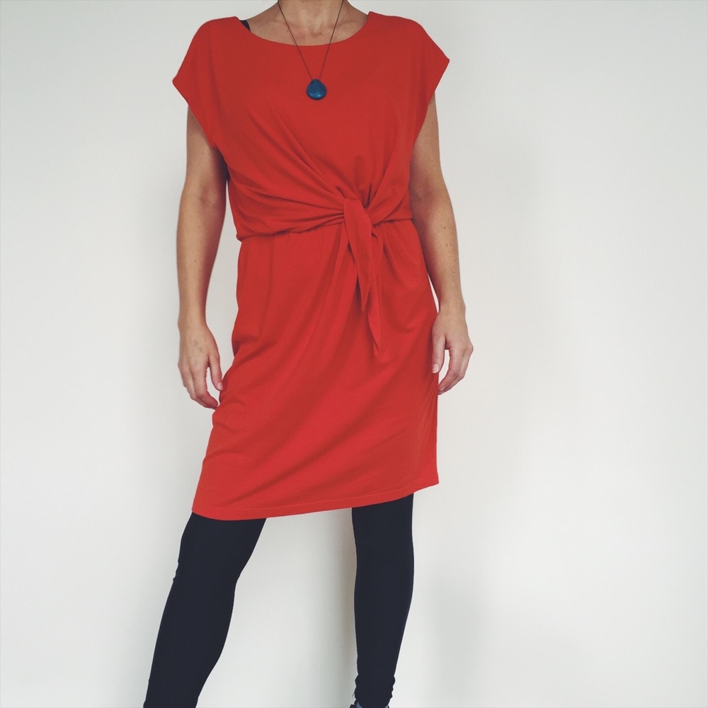 Brooklyn Industries red-orange dress Size M